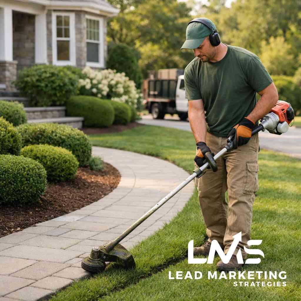 How landscaping Google Ads, landscaping Facebook ads, and landscaping content marketing support lawn care SEO services &mdash;